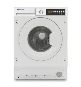 White Knight BIWM148 Integrated 8kg 1400rpm Washing Machine in White