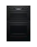 Bosch MBS533BB0B Serie 4 Built In Catalytic Double Oven in Black