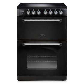 Rangemaster CLA60ECBL/C Classic Freestanding 60cm Ceramic Cooker in Black and Chrome