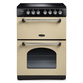 Rangemaster CLA60ECCR/C Classic Freestanding 60cm Ceramic Cooker in Cream and Chrome