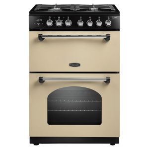 Rangemaster CLA60DFFCR/C Freestanding 60cm Dual Fuel Cooker in Cream and Chrome