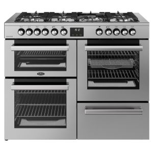 Belling BEL RCA COOKCENTRE 110DF STA Cookcentre 110cm Dual Fuel Range Cooker in Stainless Steel