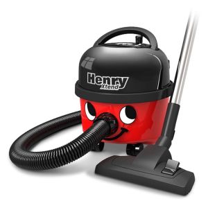 Numatic 910323 Henry Xtend Bagged Cylinder Vacuum Cleaner in Red