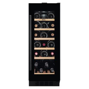 AEG AWUS020B5B 30cm Freestanding Undercounter Wine Cooler in Black