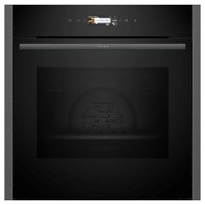 Neff B24CR71G0B N70 Built In Pyrolytic Single Oven in Graphite Grey