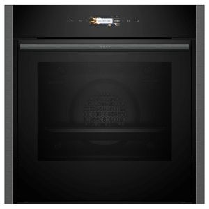 Neff B54CR31G0B N70 Built In Slide & Hide® Catalytic Single Oven in Graphite Grey