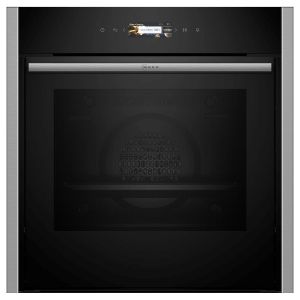 Neff B54CR31N0B N70 Built In Slide & Hide® Catalytic Single Oven in Stainless Steel