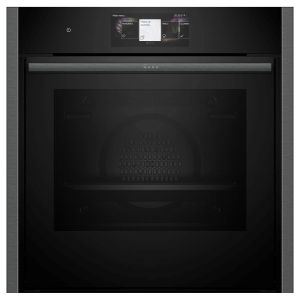 Neff B64CT73G0B N90 Built In Slide & Hide® Pyrolytic Single Oven in Graphite Grey