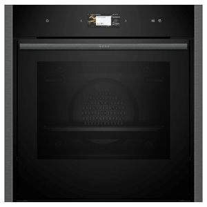 Neff B64FS31G0B N90 Built In Slide & Hide® Catalytic Single Oven with Steam in Graphite Grey