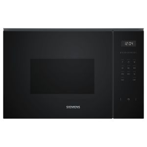 Siemens BF555LMB1B iQ500 Built In 900W 25 Litre Microwave Oven in Black