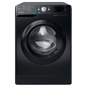 Indesit BWE71496XKVUK Freestanding 7kg 1400rpm Push&Go Washing Machine in Black