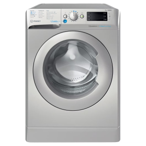 Indesit BWE71496XSVUK Freestanding 7kg 1400rpm Push&Go Washing Machine in Silver