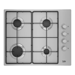 Beko CIHYG21SX Gas Hob 60cm Stainless Steel