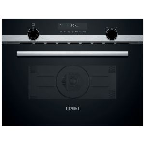 Siemens CM585AGS1B iQ500 Built In Combination Microwave Oven in Black and Stainless Steel