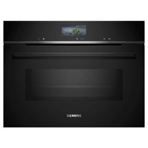 Siemens CM736G1B1B iQ700 Built In Compact Catalytic Oven with Microwave in Black