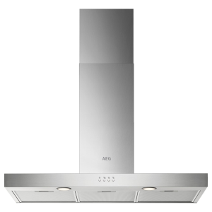 AEG DBX3950M 6000 ExtractionTech 90cm Chimney Cooker Hood in Stainless Steel