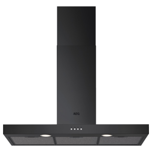 AEG DBX3951R 6000 ExtractionTech 90cm Chimney Cooker Hood in Matte Black