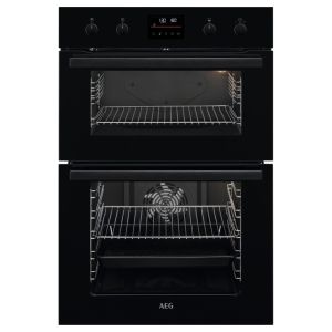 AEG DCB535060B 6000 SurroundCook Catalytic Built In Double Oven in Black