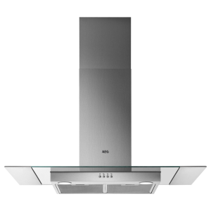 AEG DIX3950S 6000 ExtractionTech 90cm Island Cooker Hood in Stainless Steel and Glass