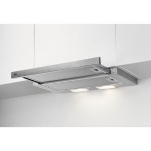 AEG DPB3632S 3000 LEDLights 60cm Telescopic Cooker Hood in Stainless Steel