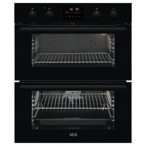 AEG DUB535060B 6000 SurroundCook Built Under Catalytic Double Oven in Black