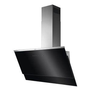 AEG DVE5971HG Sliding 90cm Angled Cooker Hood in Black Glass and Stainless Steel