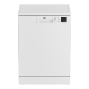 Beko DVN05C20W Freestanding Full Size Dishwasher in White