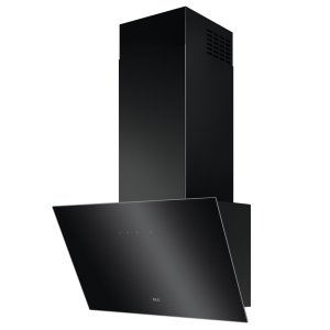 AEG DVX5661HB 8000 Hob2Hood® 60cm Angled Cooker Hood in Black