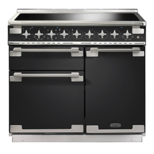 Rangemaster ELS100EICB Elise 100cm Induction Range Cooker in Charcoal Black and Chrome