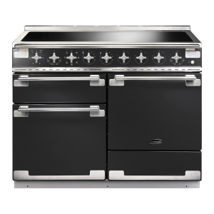 Rangemaster ELS110EICB Elise 110cm Induction Range Cooker in Charcoal Black and Chrome