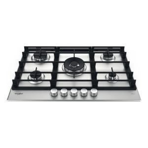 Whirlpool GMWL758IXL 75cm 5 Burner Gas Hob Stainless Steel