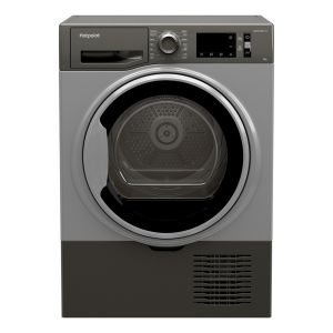 Hotpoint H3D81GSUK Freestanding 8kg Condenser Tumble Dryer in Graphite