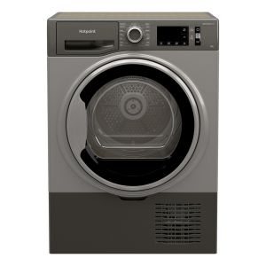 Hotpoint H3D91GSUK Freestanding 9kg Condenser Tumble Dryer in Graphite