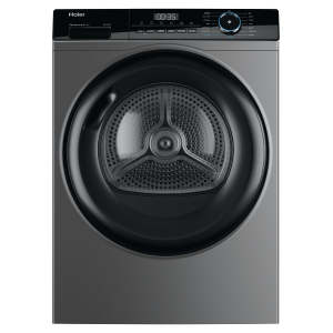 Haier HD80-A2939R i-Pro Series 3 Freestanding 8kg Heat Pump Tumble Dryer in Graphite