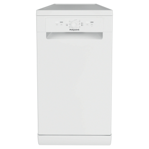 Hotpoint HF9E1B19UK Freestanding Slimline Dishwasher in White