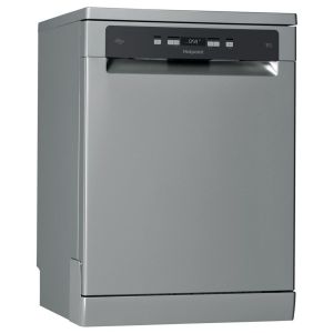 Hotpoint HFC3C26WCXUKN Freestanding Full Size Dishwasher Silver