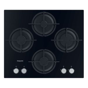 Hotpoint HGS61SBK Gas on Glass 60cm Hob Black