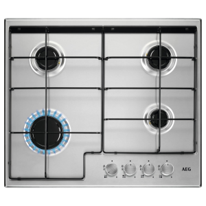 AEG HGX6400SM 60cm Slimline Gas Hob in Stainless Steel