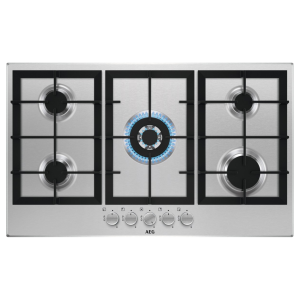 AEG HGX95320SM 3000 Slimline 90cm Speed Burner Stainless Steel Gas Hob