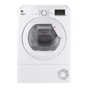 Hoover HLEC9DE Freestanding 9kg Aquavision Condenser Tumble Dryer in White