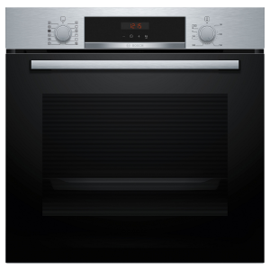 Bosch HQA534BS3B Series 4 Built In Added Steam Single Oven in Stainless Steel