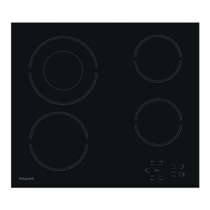 Hotpoint HR612CH 60cm Black Ceramic Hob