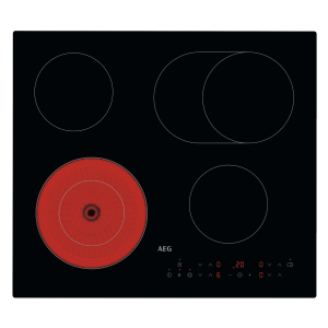 AEG HRX64360CB 3000 60cm Black Ceramic Hob