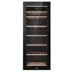 Haier HWS84GNF Bank 50 Series 5 Freestanding Tall Wine Cooler in Black