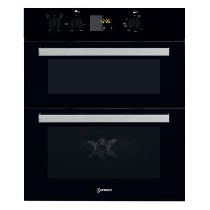 Indesit IDU6340BL Aria Built Under Electric Double Oven Black