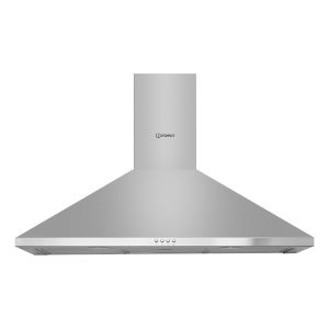 Indesit IHPC95LMX 90cm Chimney Cooker Hood in Stainless Steel