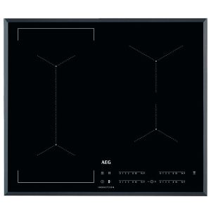 AEG IKE64441FB 6000 Series 60cm Bridge Zone Induction Hob in Black