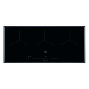 AEG IKK93431FB 3000 90cm MaxiSense Panoramic 3 Zone Induction Hob in Black