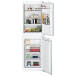 Siemens KI85NNFE0G iQ100 Integrated No Frost 50/50 Fridge Freezer with Fixed Hinge Door