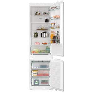 Siemens KI96NNSE0 iQ100 Integrated Frost Free Extra Tall 60/40 Fridge Freezer with Sliding Hinge Door